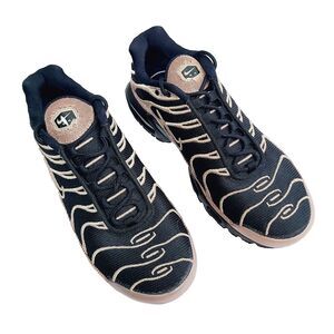 Nike Air Max Plus TN 6.5 Black Rose Gold Mesh Lace-Up‎ Running Worn Once